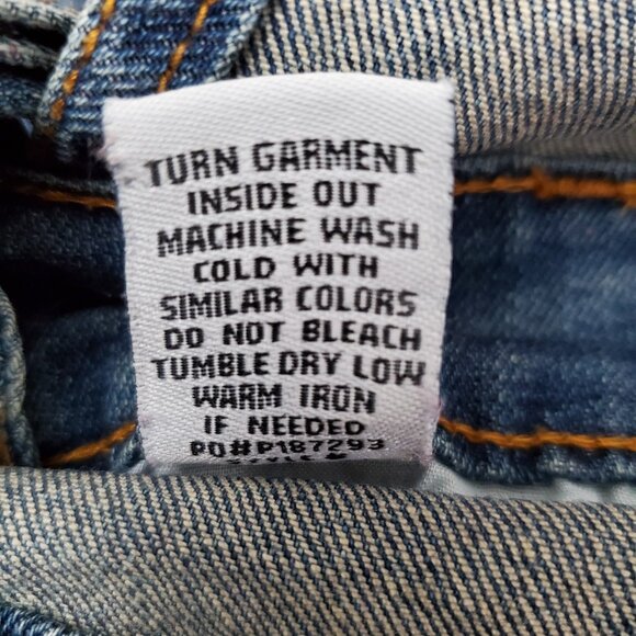 Almost Famous Shortall Size 9 Overalls Women's Distressed Zipper Front - Picture 10 of 10